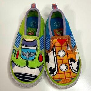 Toy Story toddler slip on shoes size 8